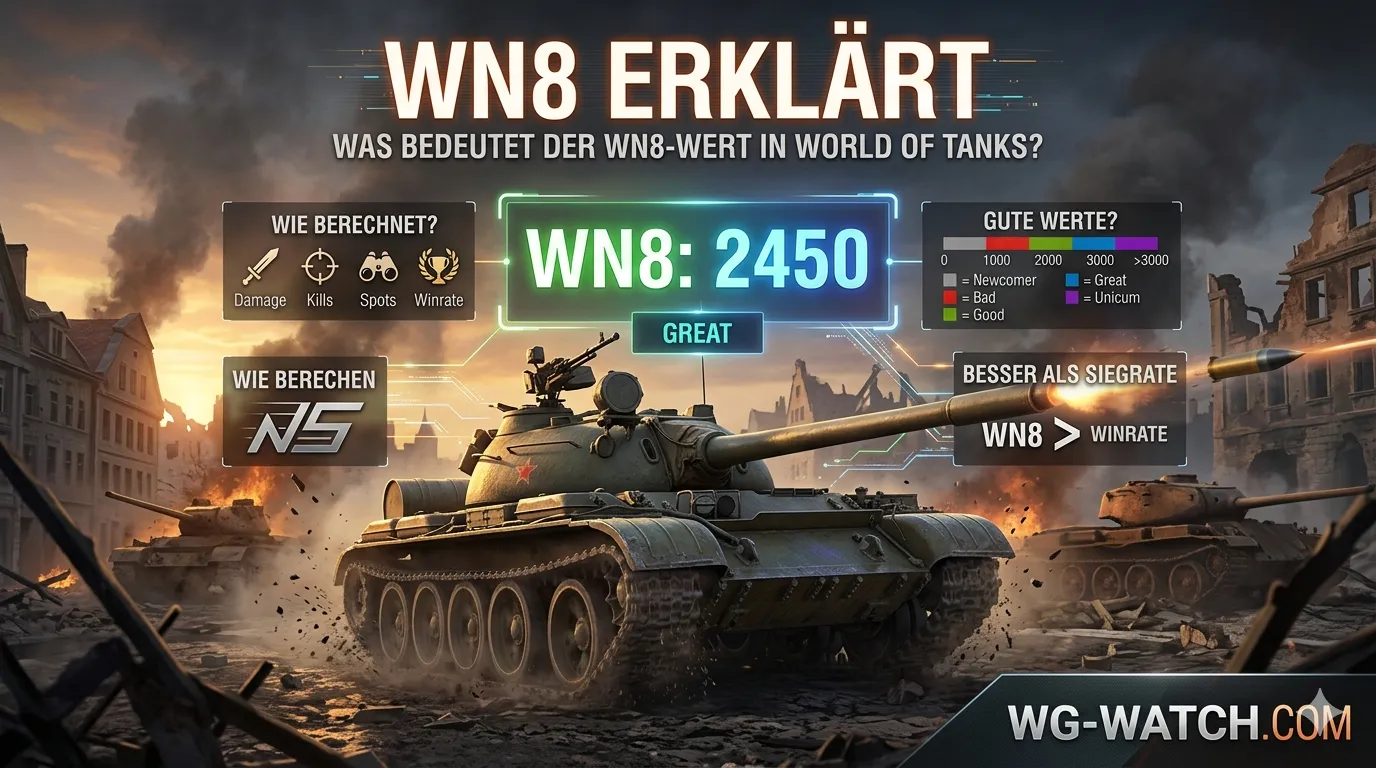 WN8 erklärt: Was bedeutet der WN8-Wert in World of Tanks?